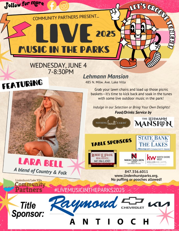 Live Music in the Parks - Lara Bell
